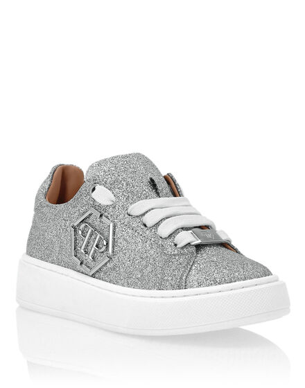 Glitter Lo-Top Sneakers Hexagon