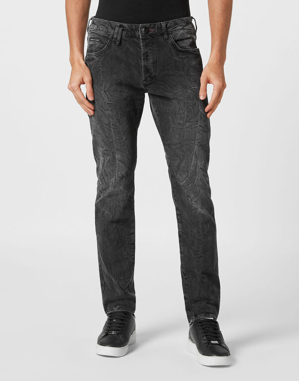 Super Straight Cut Trousers Skull