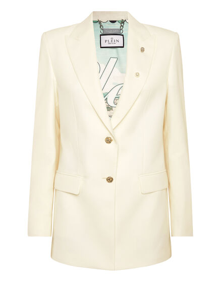 Racing Blazer Boyfriend Fit