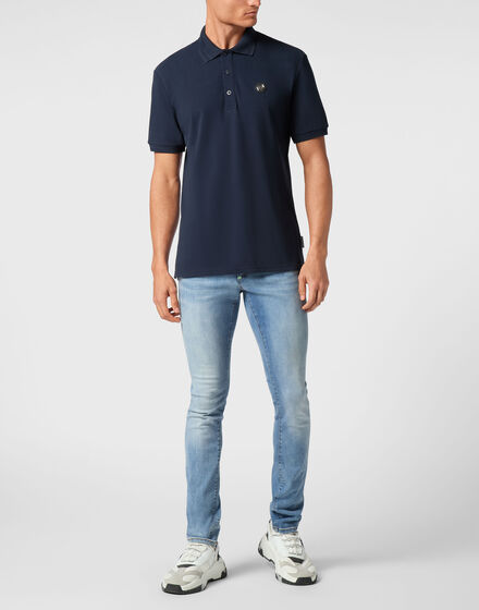 Pique Polo Shirt SS Gothic Plein