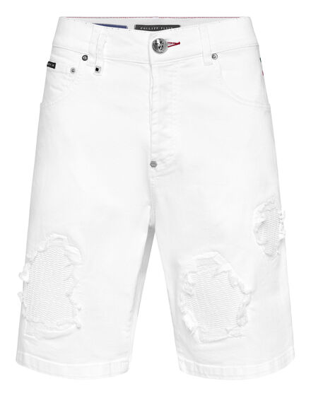 Denim Shorts Formentera Distressed