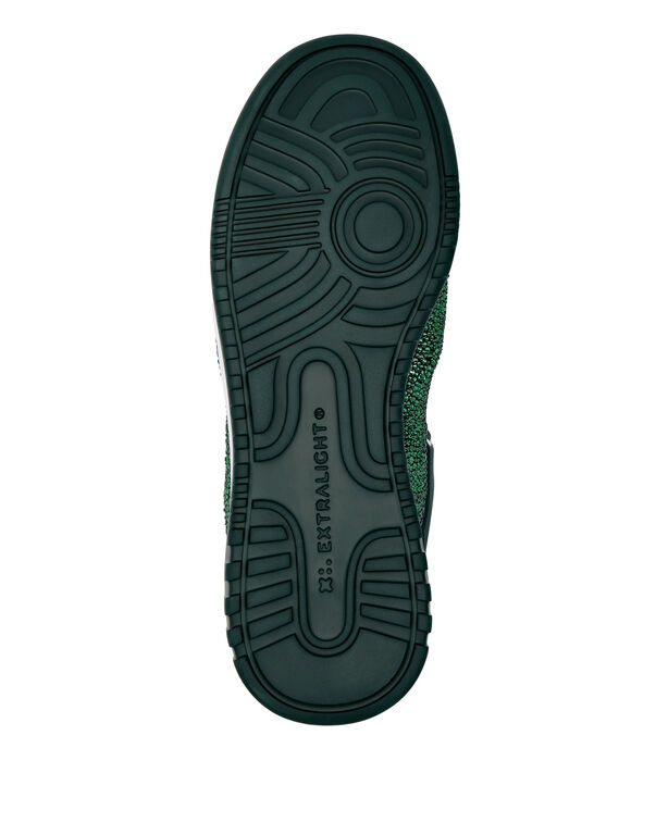 Leather Low-Top Sneakers Moon Walker