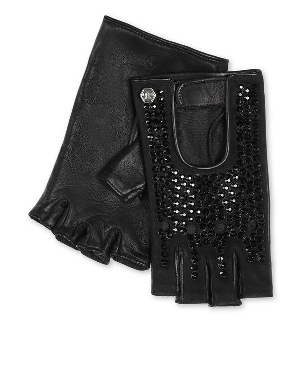 Driver Gloves with Crystals