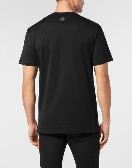 T-shirt Round Neck SS Skull Coursive