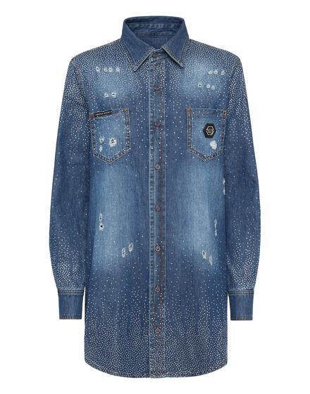 Denim Shirt Strass