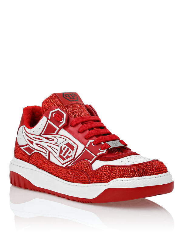 Leather Low-Top Sneakers Moon Walker