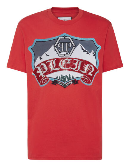 T-shirt Round Neck SS With Patch