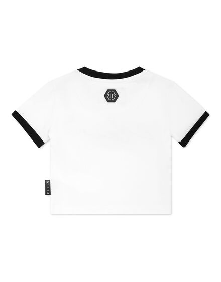 Cropped T-shirt Round Neck SS Signature