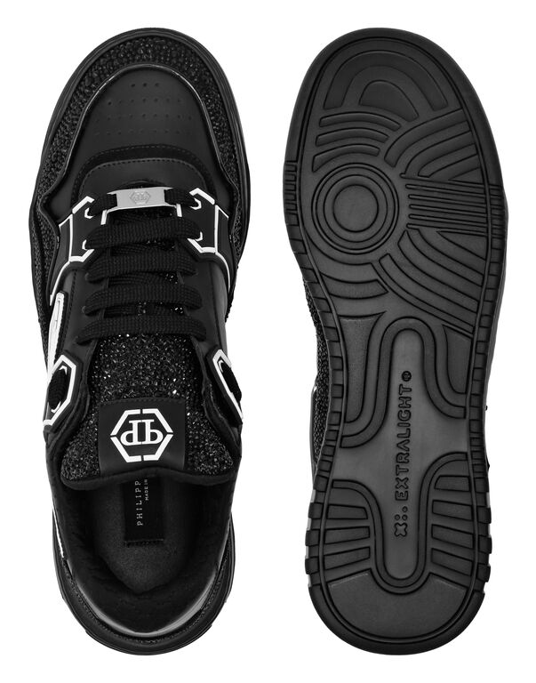 Leather Low-Top Sneakers Moon Walker
