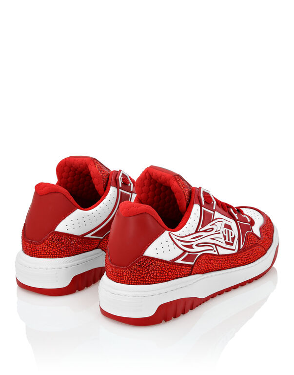 Leather Low-Top Sneakers Moon Walker