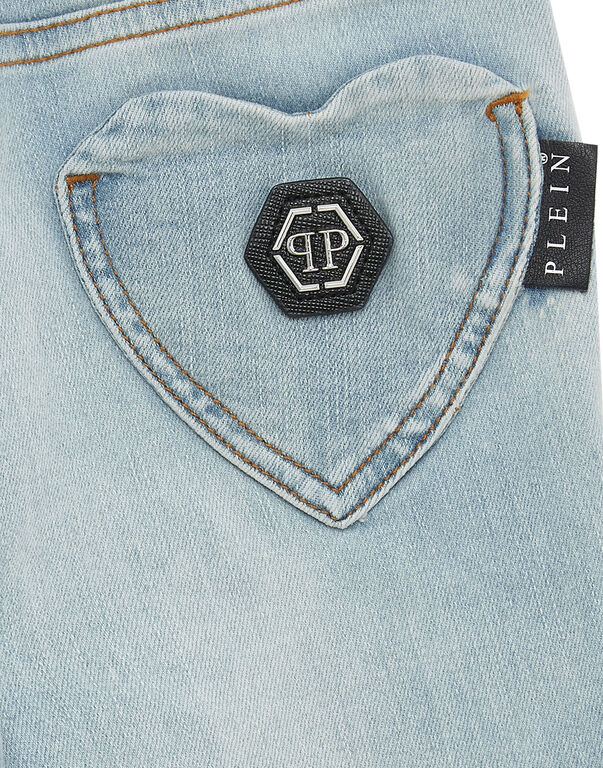 Denim Jeggins Heart