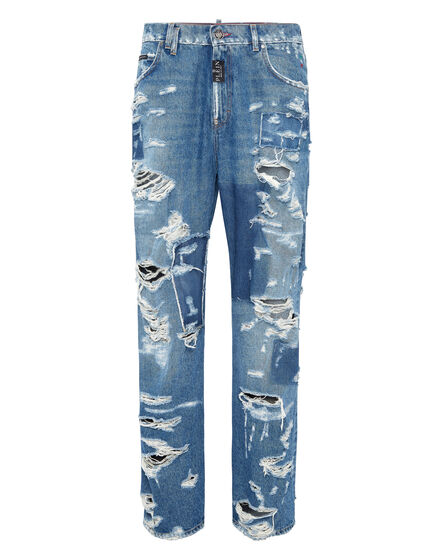 Denim Beach Boy Fit Trousers